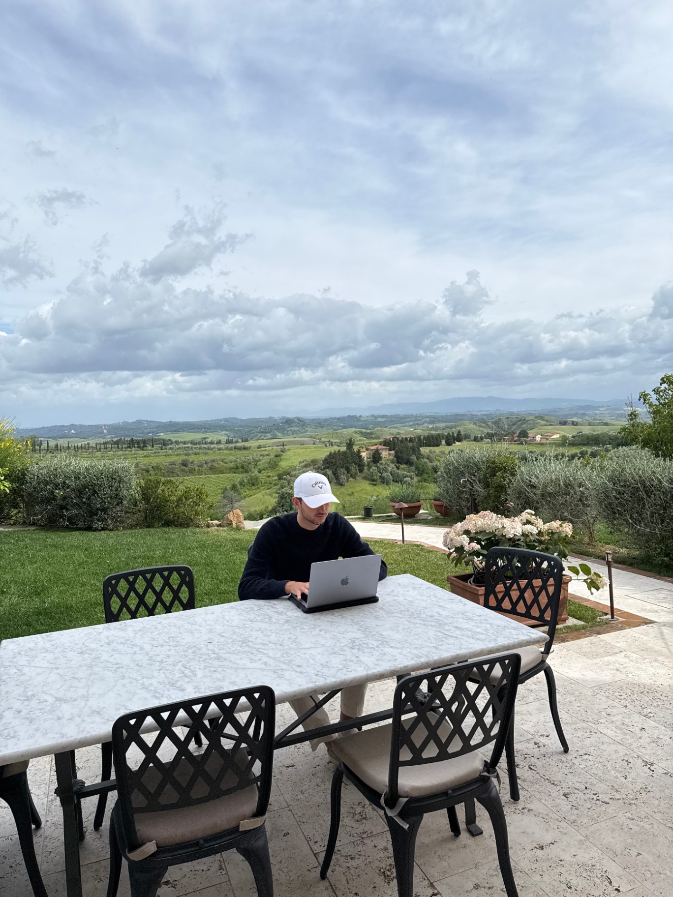 Werken vanuit Italië